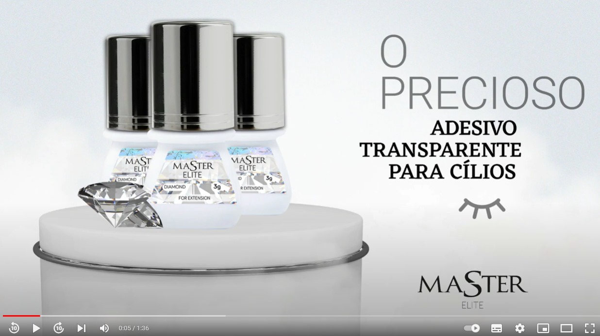 Cola Adesivo Master Elite Diamond (Transparente)