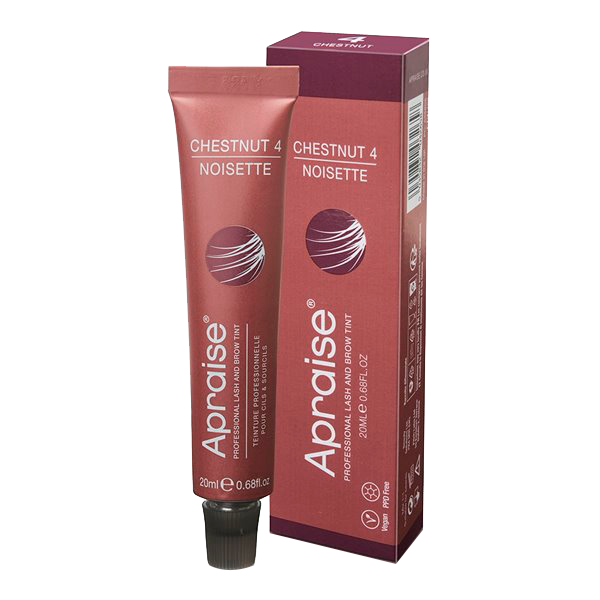 Tinta/Tintura Para Sobrancelhas E Cílios Castanho Avermelhado 20ml Apraise