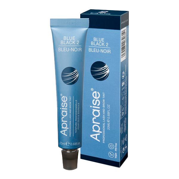 Tinta/Tintura Para Sobrancelhas E Cílios Preta Azulada 20ml Apraise