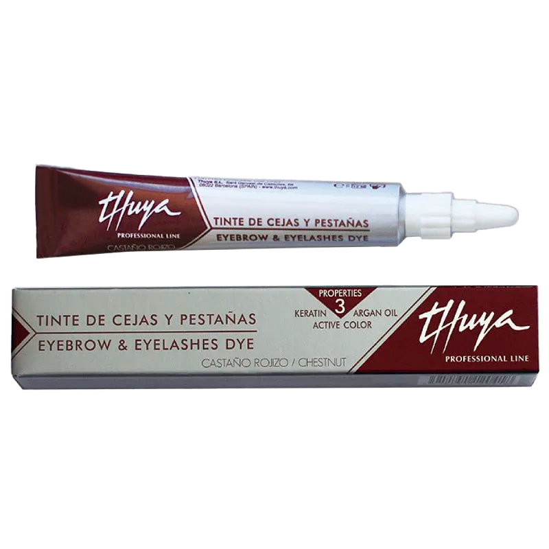 Tinta/Tintura Para Sobrancelhas E Cílios Castanho Avermelhado Thuya 14ml