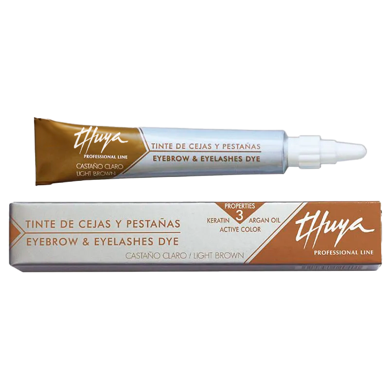 Tinta/Tintura Para Sobrancelhas E Cílios Castanho Claro Thuya 14ml