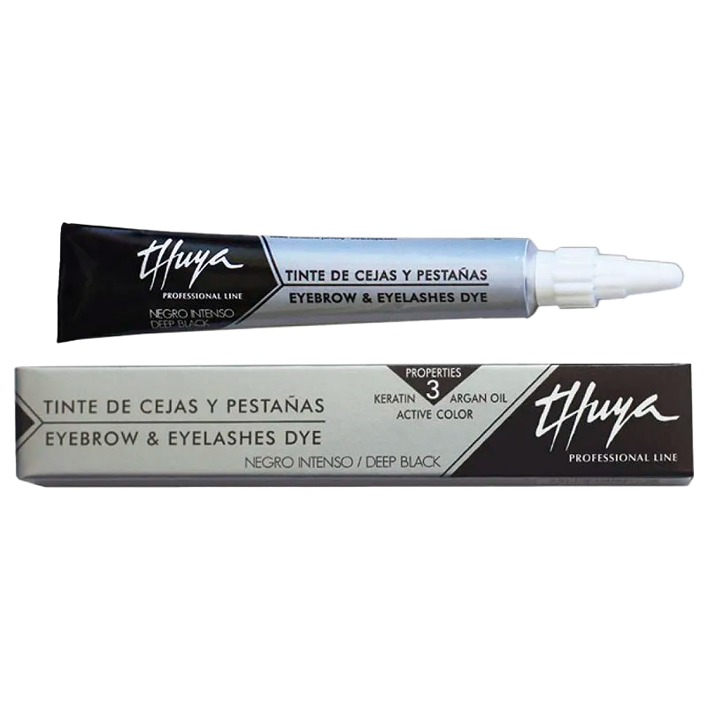 Tinta/Tintura Para Sobrancelhas E Cílios Preta Thuya 14ml