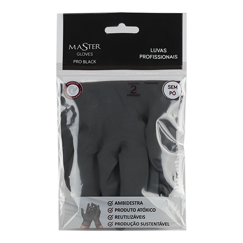 Luvas Master Gloves Pro Black – Unitárias